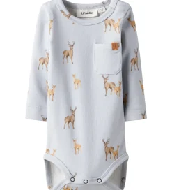 Børn Lil Atelier Lil' Atelier Body l/æ - NbmLayo - Gray Dawn/ Deer