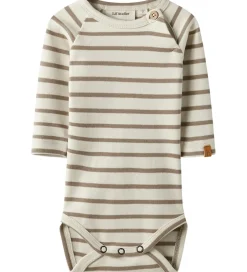 Børn Lil Atelier Lil' Atelier Body l/æ - NbmLimia - Turtledove/ Sephia Tint