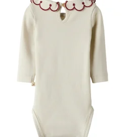 Bodyer*Lil Atelier Lil' Atelier Body L/Æ - NmfFundo - Turtledove/ Red Dahila