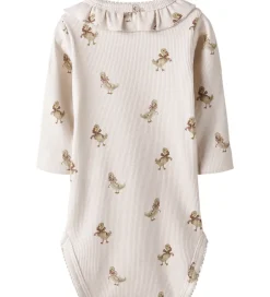 Bodyer*Lil Atelier Lil' Atelier Body L/Æ - Rib - NbfLavo - Almost Mauve/Goose
