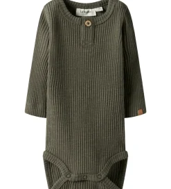 Børn Lil Atelier Lil' Atelier Body L/Æ - Rib - NbmRajo - Sea Turtle