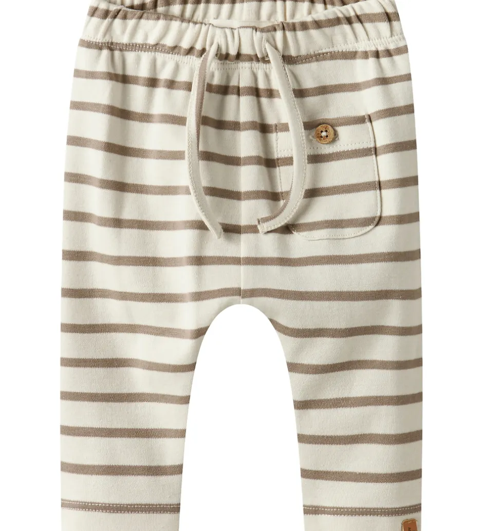 Børn Lil Atelier Lil' Atelier Bukser - NbmLimia - Turtledove/ Sepia Tint