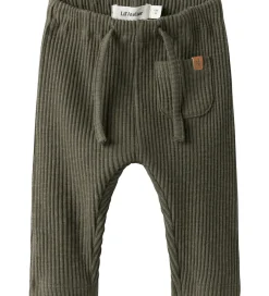 Bukser Og Jeans*Lil Atelier Lil' Atelier Bukser - Rib - NbmRajo - Sea Turtle