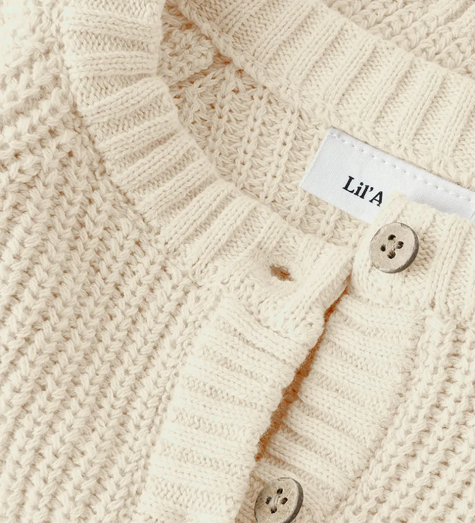 Striktrøjer*Lil Atelier Lil' Atelier Cardigan - Strik - NmfEmlen - Turtledove