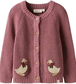 Børn Lil Atelier Cardigan - Strik - NmfEmlen - Nostalgia Rose