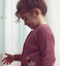 Børn Lil Atelier Cardigan - Strik - NmfEmlen - Nostalgia Rose