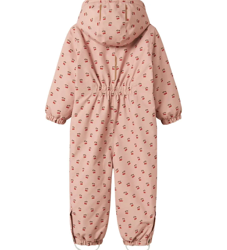Flyverdragter*Lil Atelier Lil' Atelier Flyverdragt - NmfLasnow10 - AOP - Misty Rose/Cherry