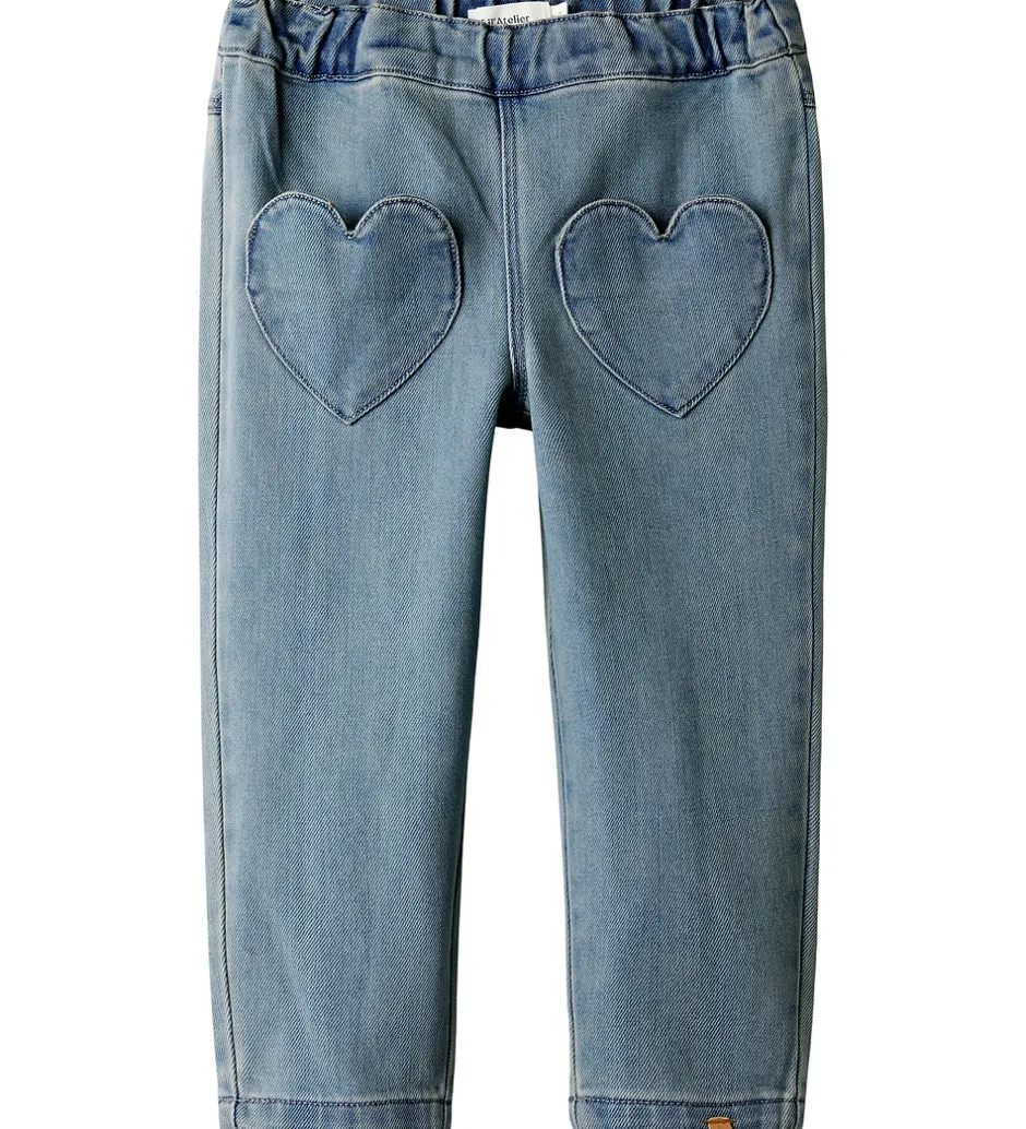 Bukser Og Jeans|Pigetøj*Lil Atelier Lil' Atelier Jeans - Loose - NmfLulia - Medium Blue Denim