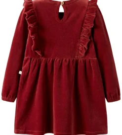 Kjoler*Lil Atelier Lil' Atelier Kjole - Velour - NmfSaga - Red Dahlia