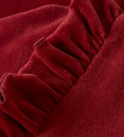 Kjoler*Lil Atelier Lil' Atelier Kjole - Velour - NmfSaga - Red Dahlia