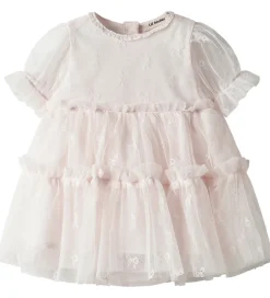 Børn Lil Atelier Kjolebody k/æ - NbfRosetta - Tyl - Almost Mauve