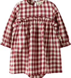 Bodyer*Lil Atelier Kjolebody l/æ - NmfRio - Red Dahlia