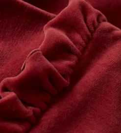 Kjoler*Lil Atelier Lil' Atelier Kjolebody l/æ - Velour - NbfSaga - Red Dahlia