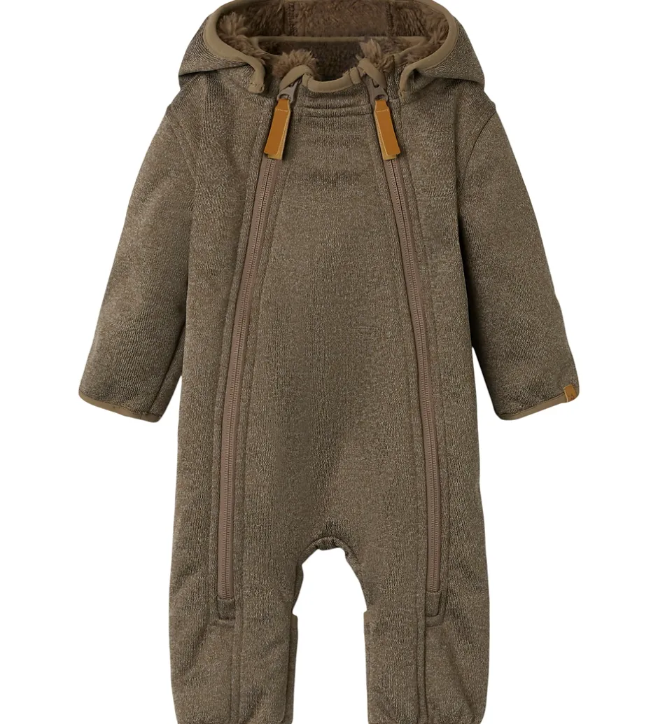 Børn Lil Atelier Lil' Atelier Køredragt - NbnLoro - Shitake/Melange