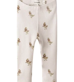 Leggings*Lil Atelier Lil' Atelier Leggings - Rib - NbfLavo - Almost Mauve/Goose