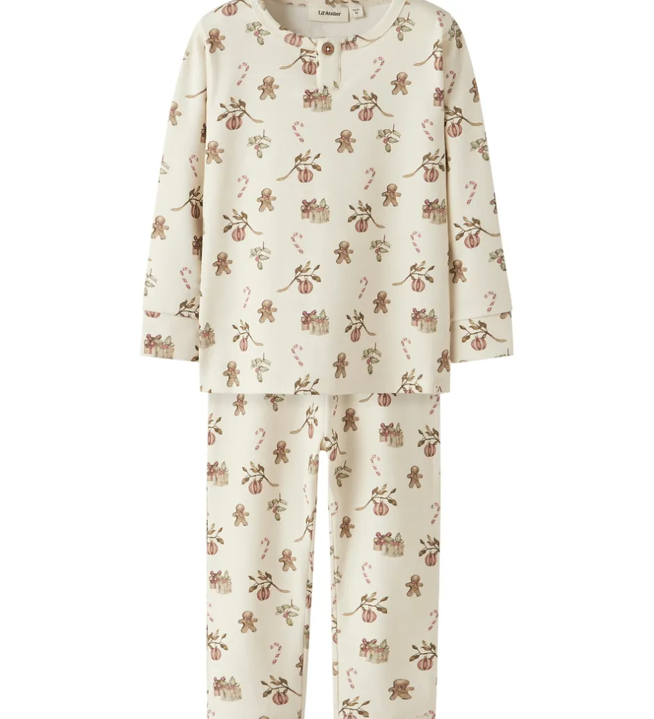 Nattøj|Juletøj*Lil Atelier Nattøj - NmnLayo - Turtledove/Christmas