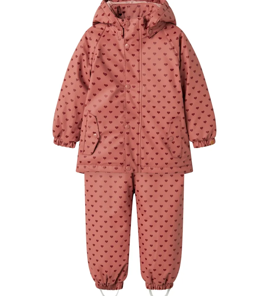 Børn Lil Atelier Lil' Atelier Regntøj m. Seler/Vattering - PU - NmfLadry10 - With