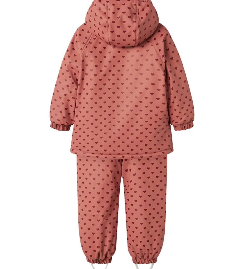 Børn Lil Atelier Lil' Atelier Regntøj m. Seler/Vattering - PU - NmfLadry10 - With