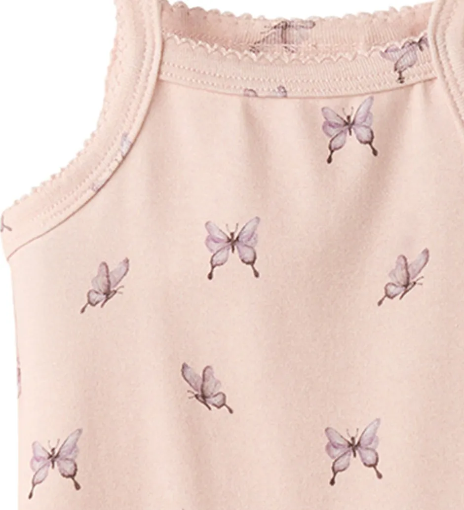 Børn Lil Atelier Lil' Atelier Sommerdragt - NbfGayo - Peach Blush/Butterfly