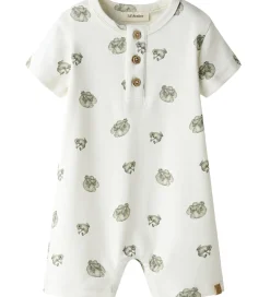 Sommerdragter*Lil Atelier Lil' Atelier Sommerdragt - NbmGayo - Coconut Milk/Frog