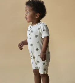 Sommerdragter*Lil Atelier Lil' Atelier Sommerdragt - NbmGayo - Coconut Milk/Frog