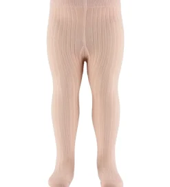 Børn Lil Atelier Strømpebukser - Rib - NbfIlso - Cameo Rose