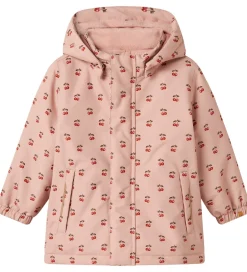 Børn Lil Atelier Lil' Atelier Vinterjakke - NmfLasnow10 - Misty Rose/Cherry