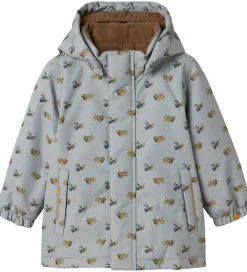 Børn Lil Atelier Lil' Atelier Vinterjakke - NmmLasnow10 - Ultimate Grey/Airplanes