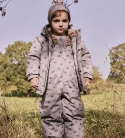 Børn Lil Atelier Lil' Atelier Vinterjakke - NmmLasnow10 - Ultimate Grey/Airplanes