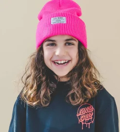 Huer Og Hatte*Lil' Boo Copenhagen Lil'Boo Copenhagen Hue - Rib/Strik - Hygge - Neon Pink
