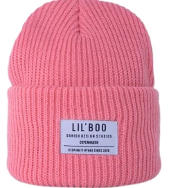 Huer Og Hatte*Lil' Boo Copenhagen Lil'Boo Copenhagen Hue - Rib/Strik - Hygge - Pink
