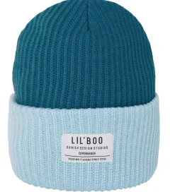 Huer Og Hatte*Lil' Boo Copenhagen Lil'Boo Copenhagen Hue - Rib/Strik - Hygge - Blå