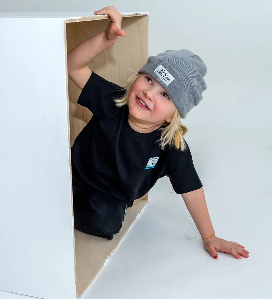 Børn Lil' Boo Copenhagen Lil'Boo Copenhagen Hue - Strik - Merino - Light Grey