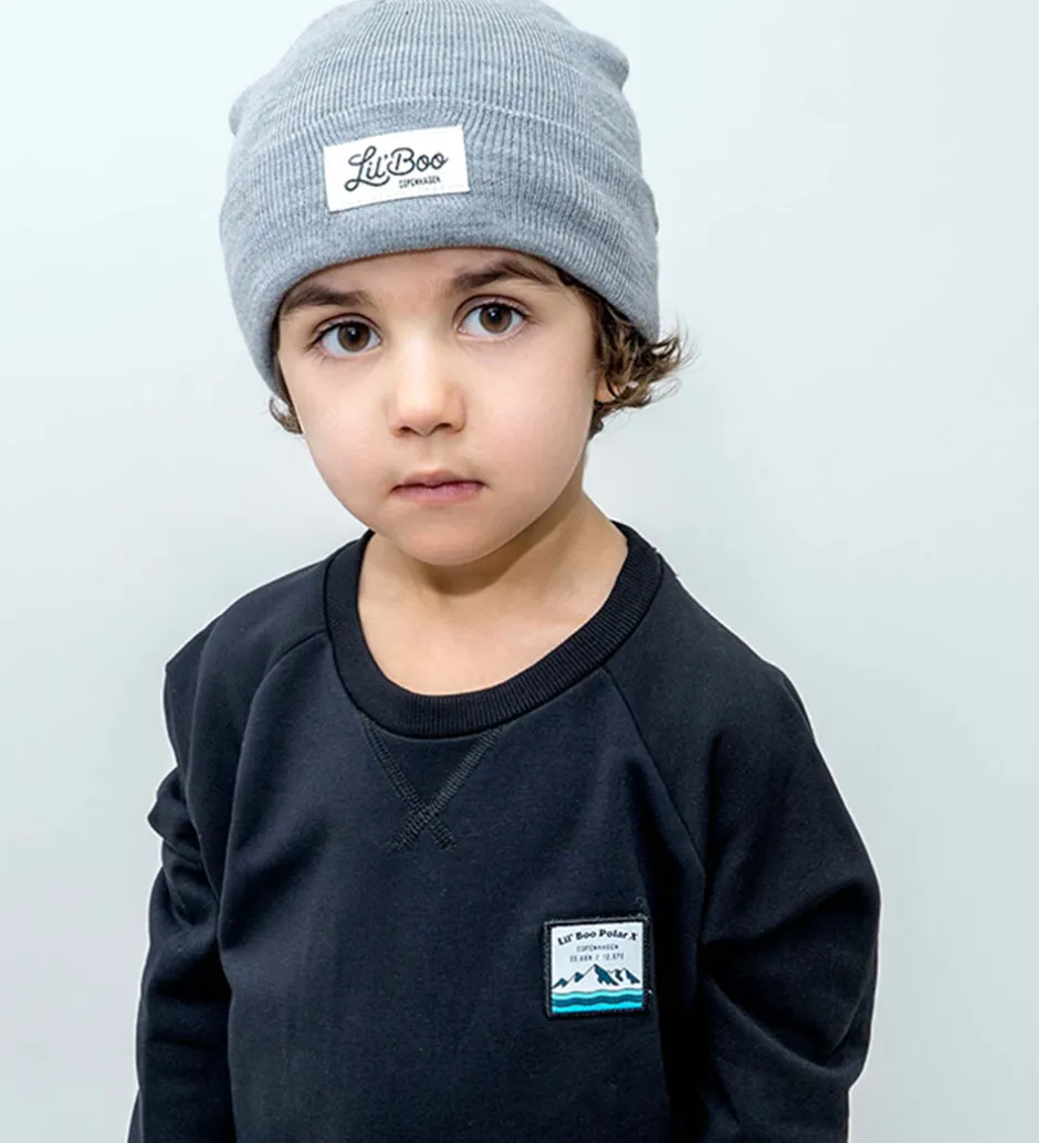 Børn Lil' Boo Copenhagen Lil'Boo Copenhagen Hue - Strik - Merino - Light Grey