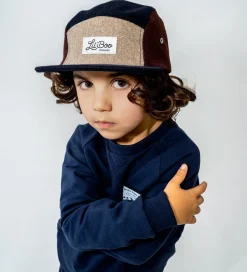 Kasketter*Lil' Boo Copenhagen Lil'Boo Copenhagen Kasket - Uld/Polyester - Brun/Navy