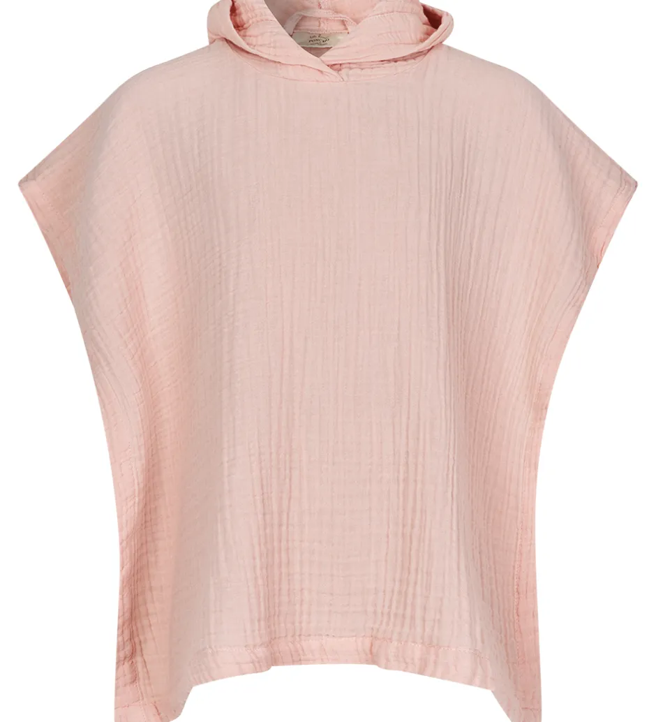Babyhåndklæde- Og Poncho|Håndklæder*Lille Kanin Badeponcho - Musselin - Rose Smoke