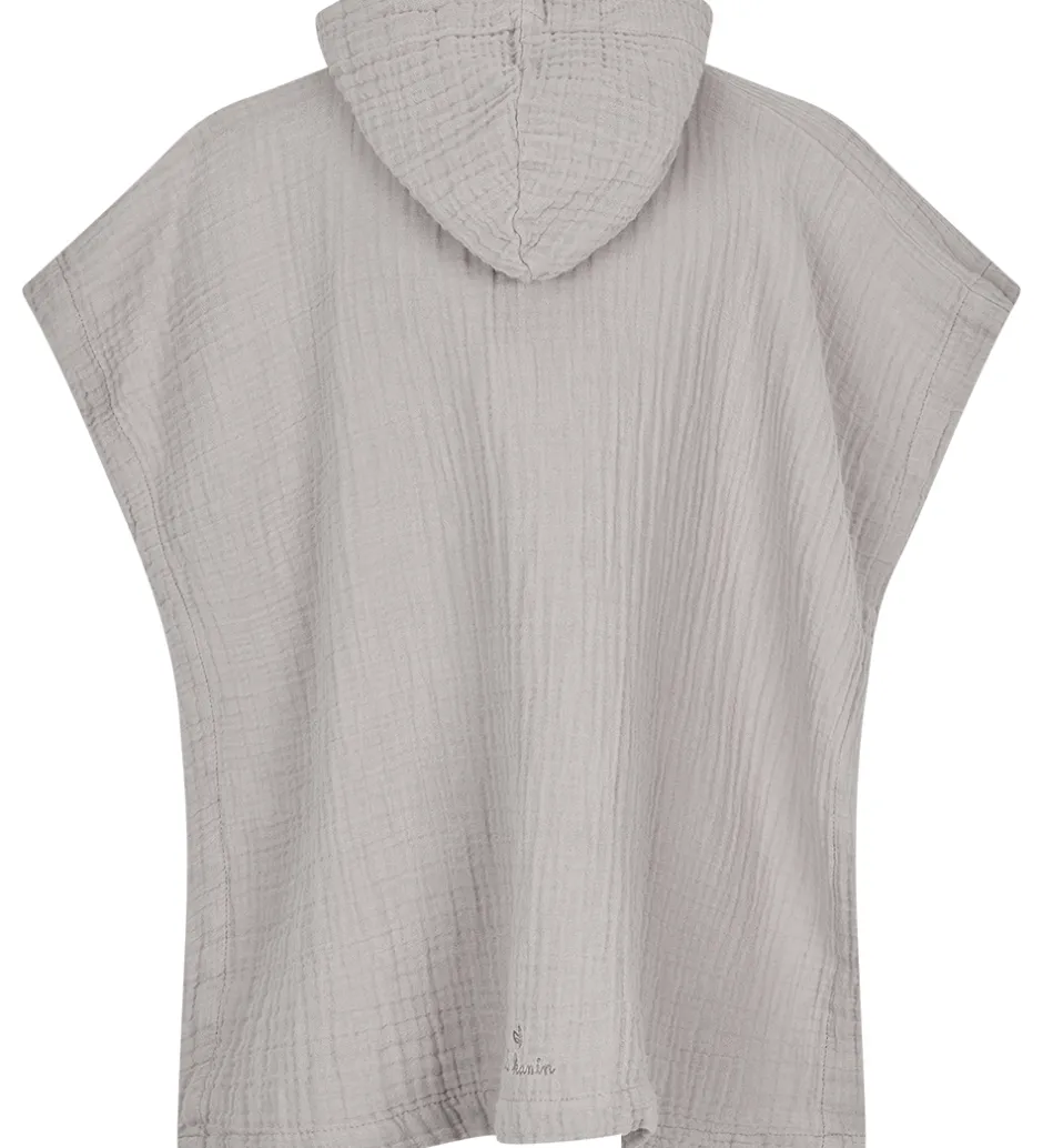 Lille Kanin Badeponcho - Musselin - Brown Smoke