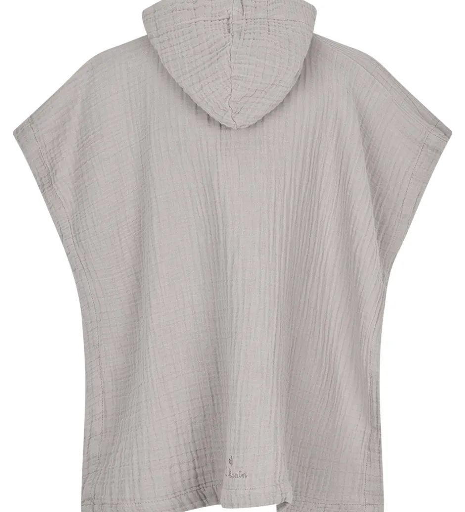 Lille Kanin Badeponcho - Musselin - Brown Smoke