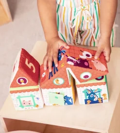 Lilliputiens Stableklodser - Farm House Stacking Cubes