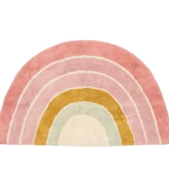 Børn Little Dutch Gulvtæppe - 80x130 cm - Pink Regnbue