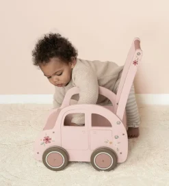 Trælegetøj|Gåvogne*Little Dutch Gåvogn - Bil - Pink