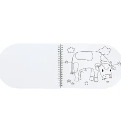 Little Dutch Malebog m. Vandfarver/Pensel - Little Farm