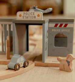 Trælegetøj|Figurer*Little Dutch Politistation - Træ - Blå