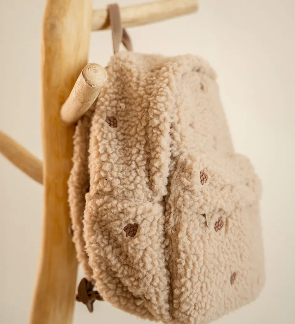Rygsække*Little Dutch Rygsæk - Teddy Forest Friends - Beige