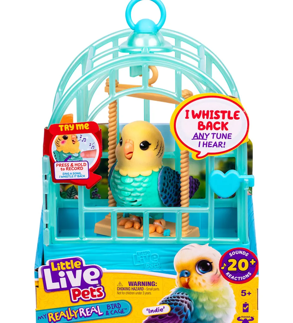 Figurer*Little Live Pets - My Really Real Bird & Cage - Indie