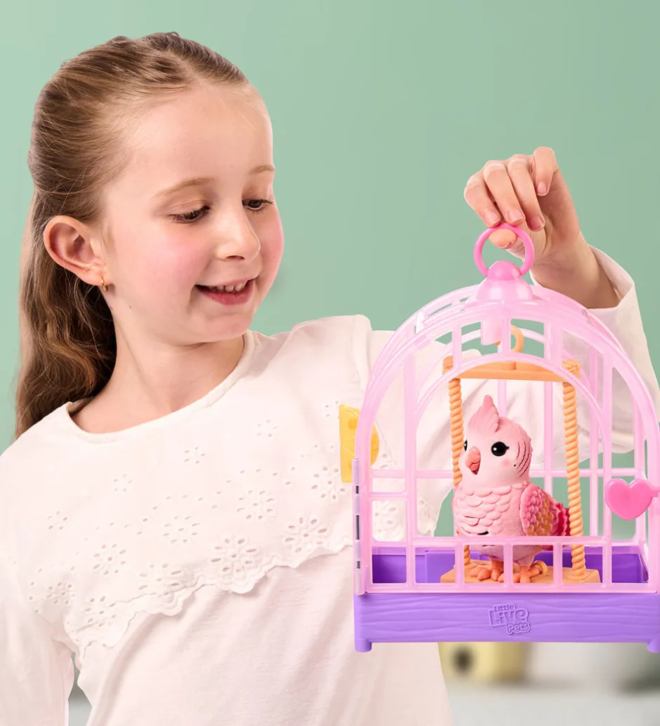 Figurer*Little Live Pets - My Really Real Bird & Cage - Rosie