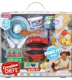 Rolleleg|Legemad*Little Tikes Legemad - Creative Chefs - 18 Dele - Vaffelsæt