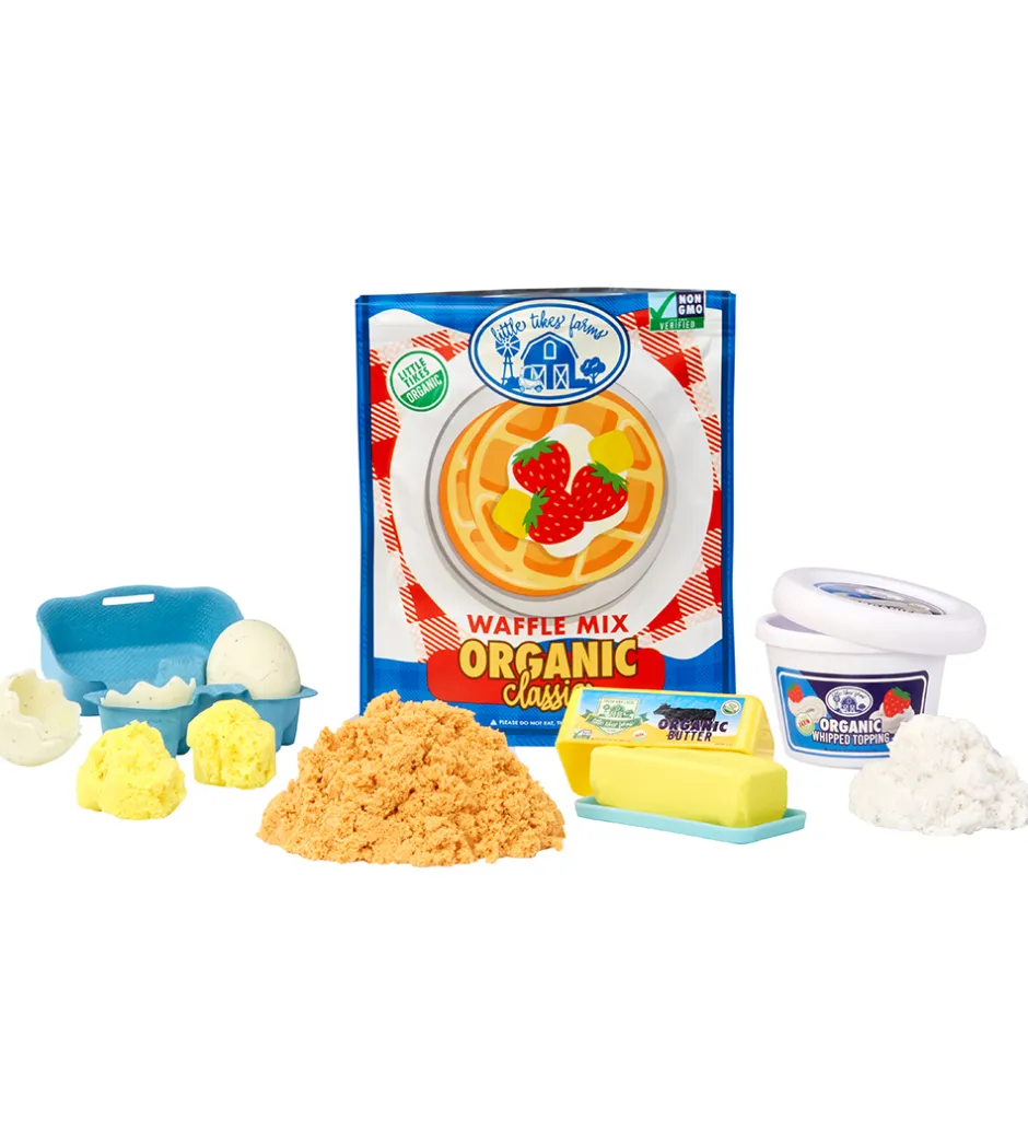 Rolleleg|Legemad*Little Tikes Legemad - Creative Chefs - 18 Dele - Vaffelsæt