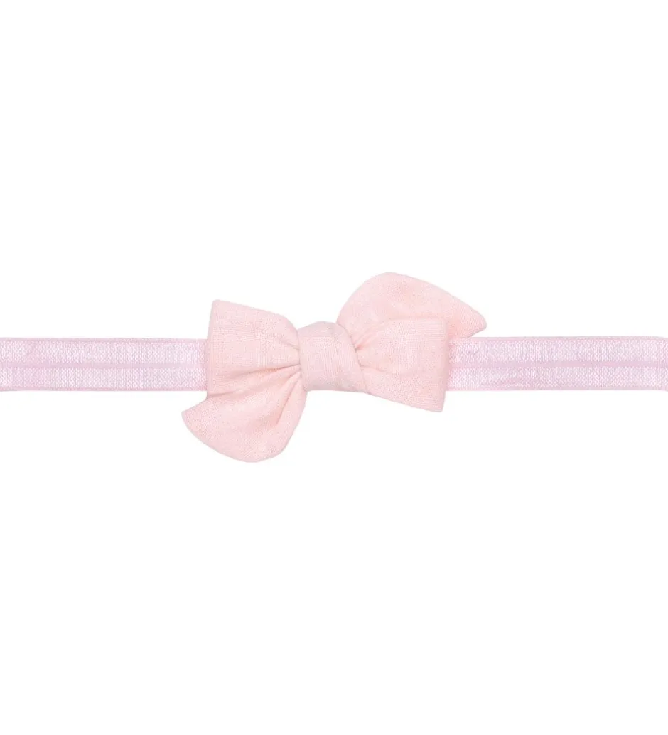 Little Wonders Elastik Hårbånd - Klara - Powder Pink