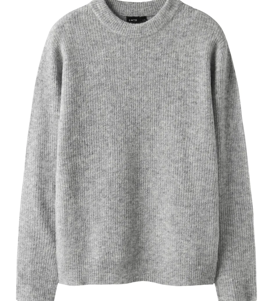 Bluser*LMTD Bluse - Strik - Noos - NlmKleave - Light Grey Melange
